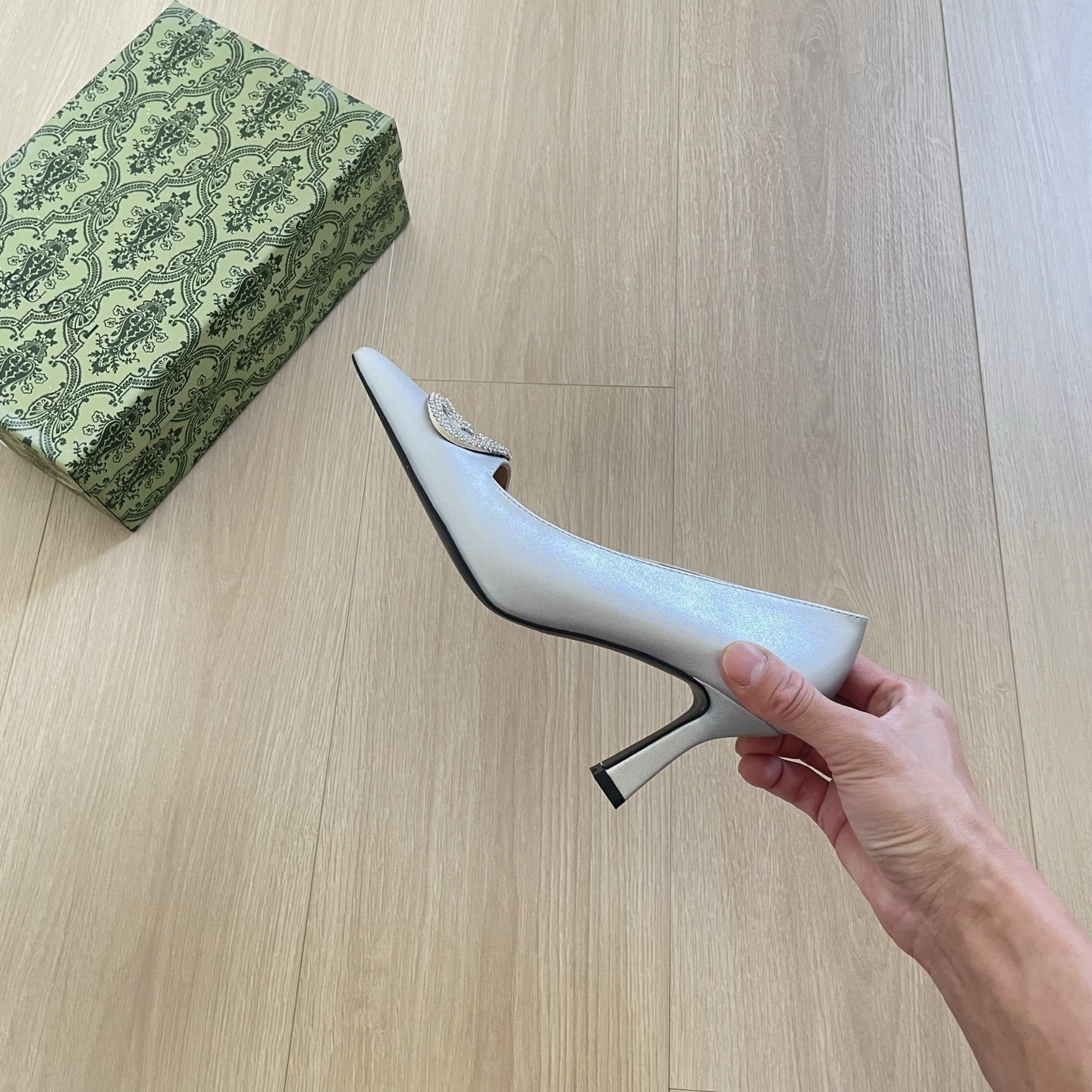 Gucci Crystal Heels