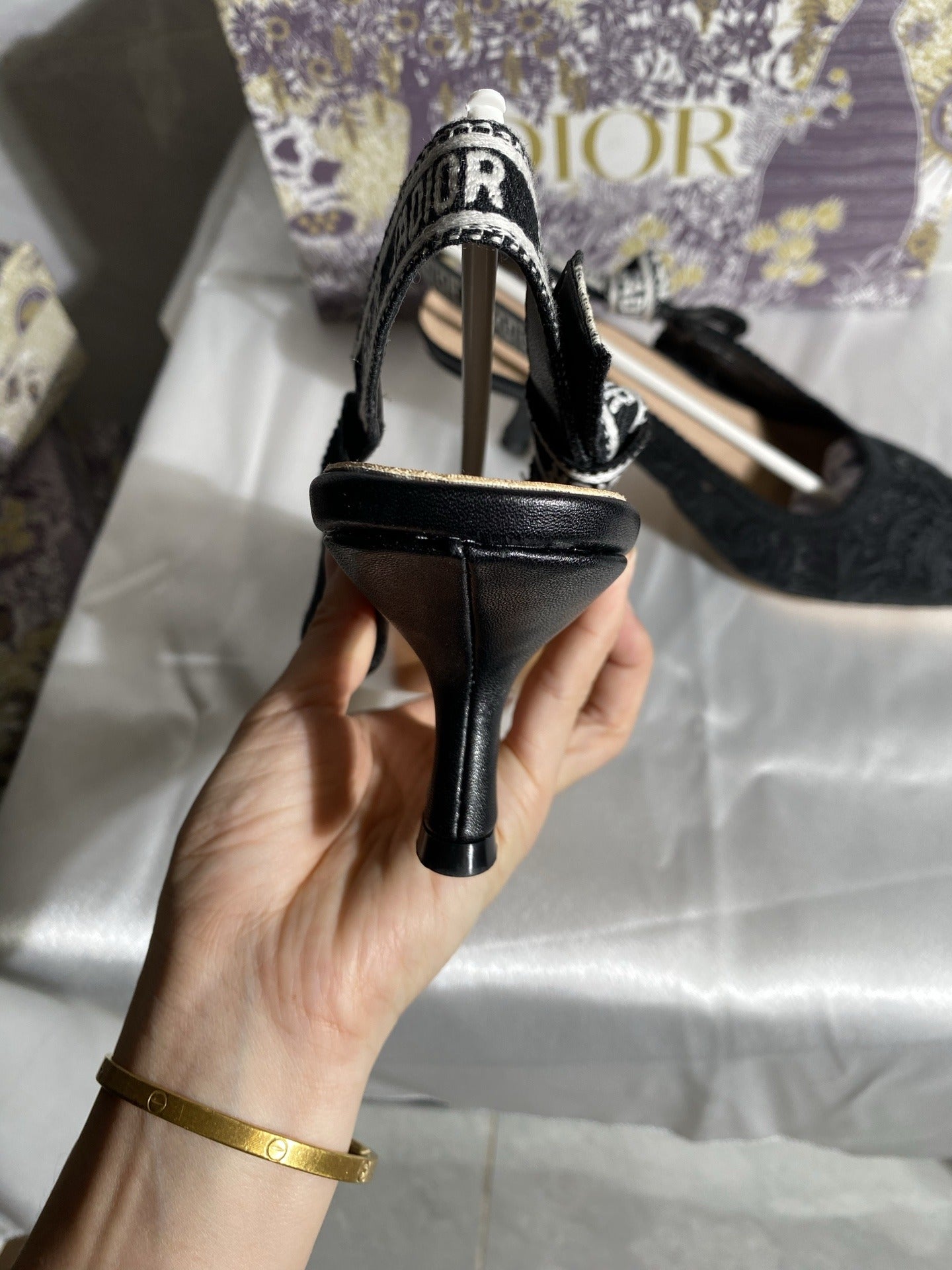 Dior Embroidered Heels
