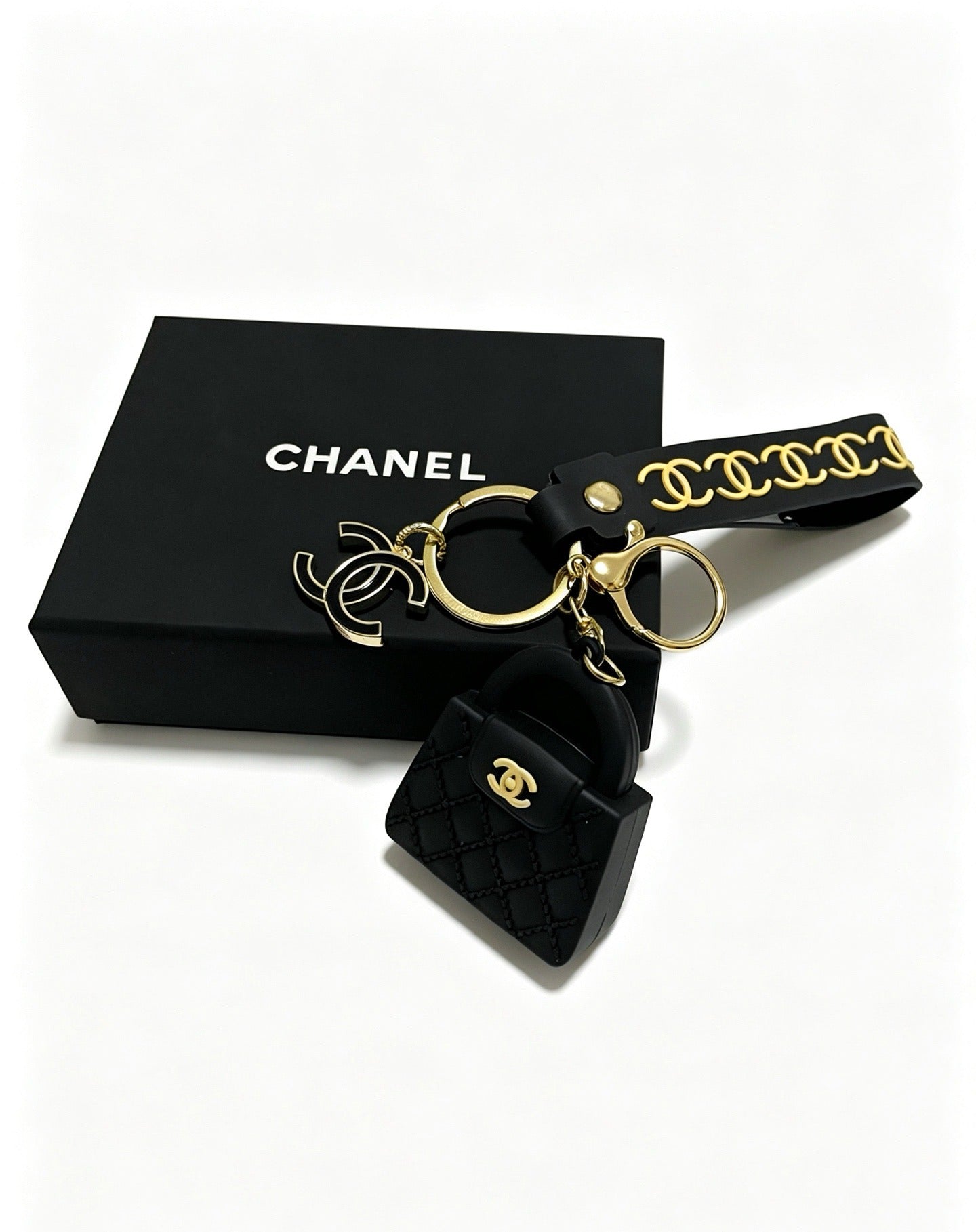 Chanel Vintage-Finish Keychain