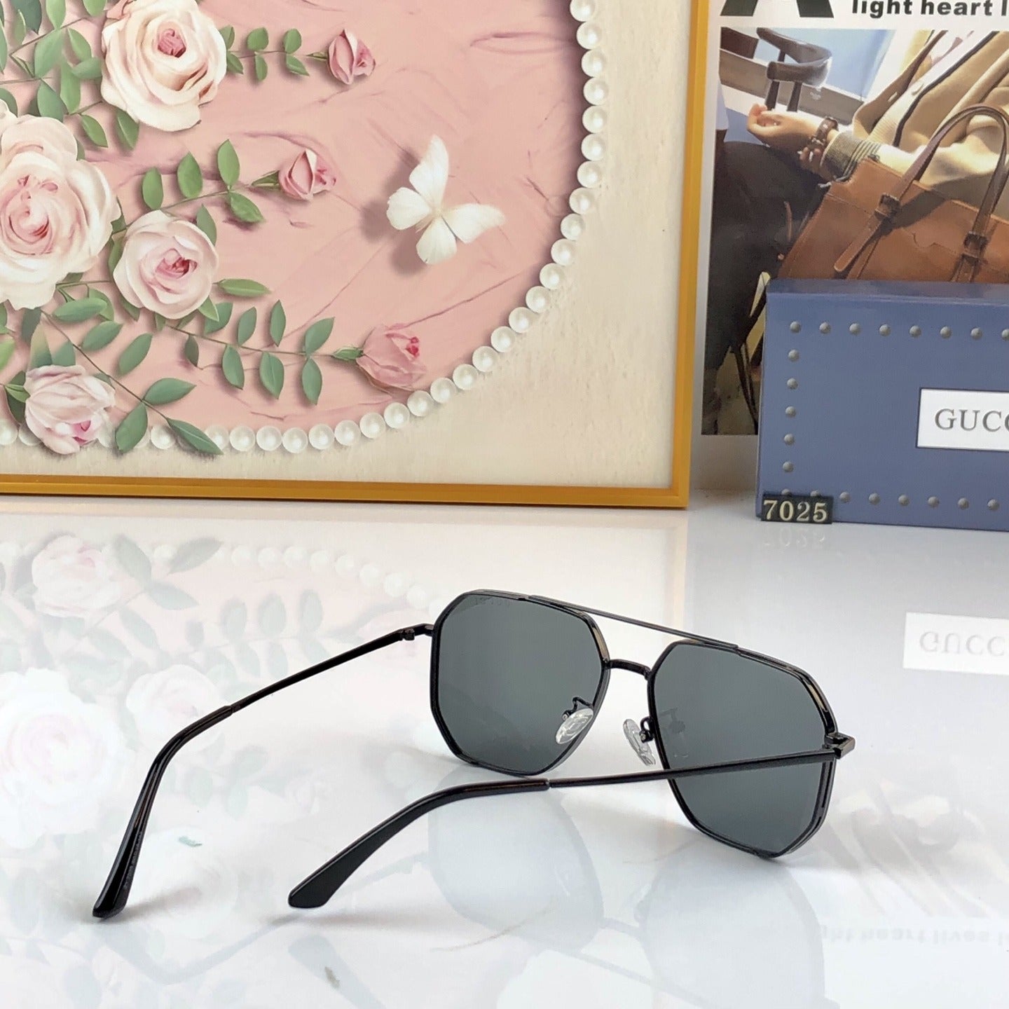 Gucci Nylon Vintage-Finish Sunglasses