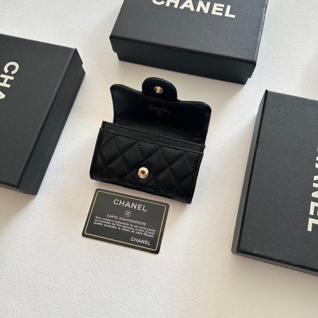 Chanel Lambskin Leather Card Holder