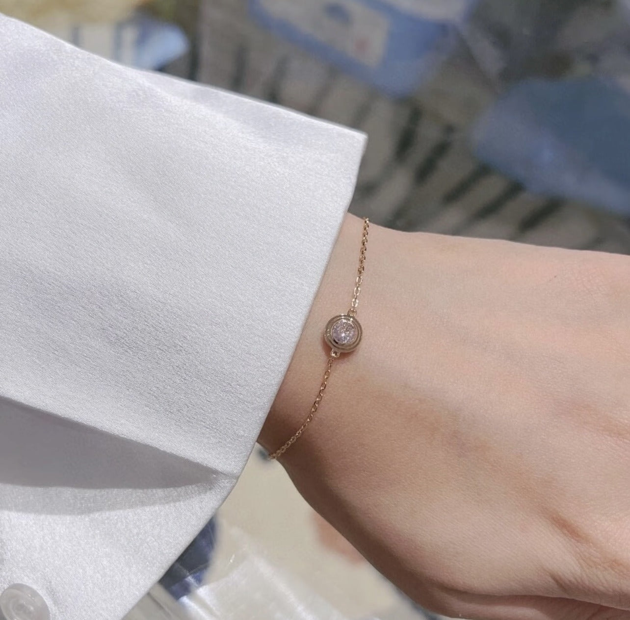 Cartier Brass Solitaire Bracelet