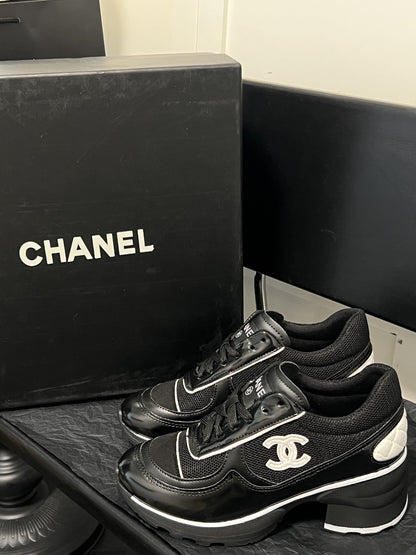 Chanel Logo Sneakers
