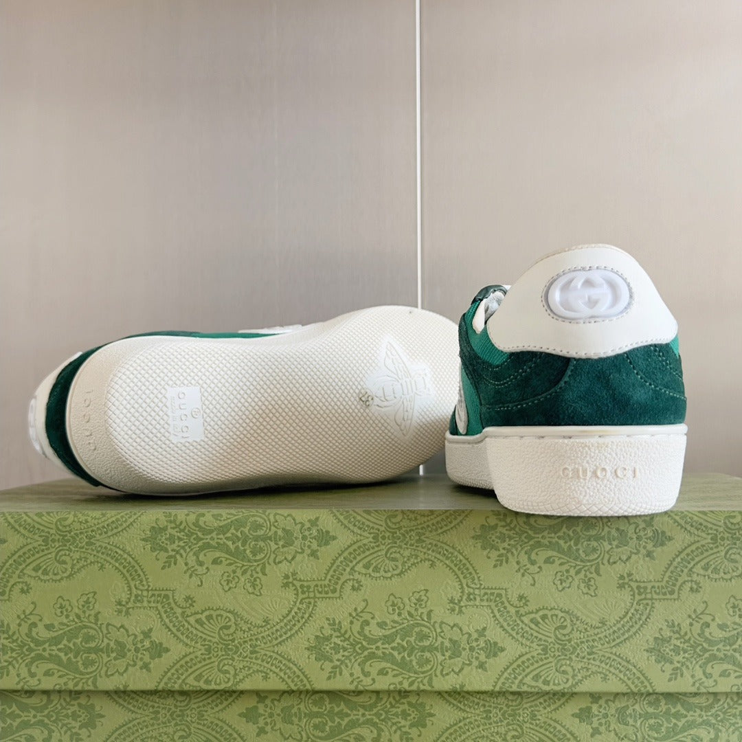 Gucci Leather Logo Sneakers