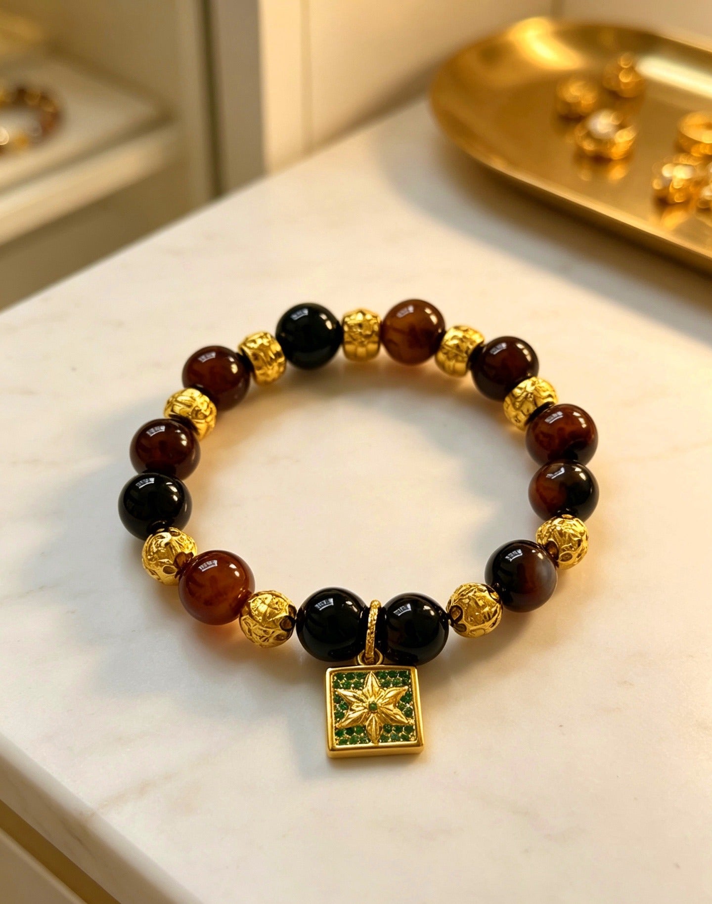 Chrome Hearts Sterling Silver Cross Bracelet