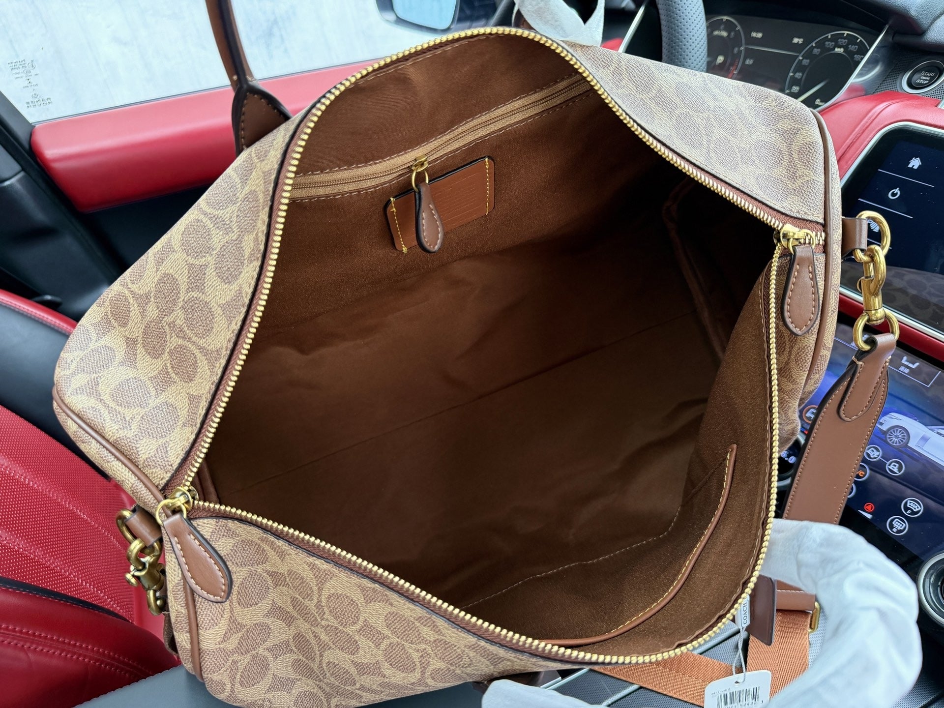 Coach Logo Travel Bag