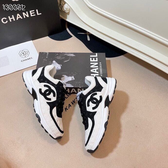 Chanel Leather Logo Shoes