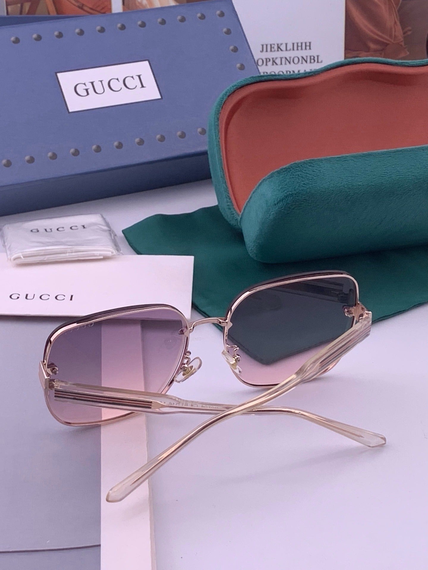 Gucci Nylon & Stainless Steel Sunglasses