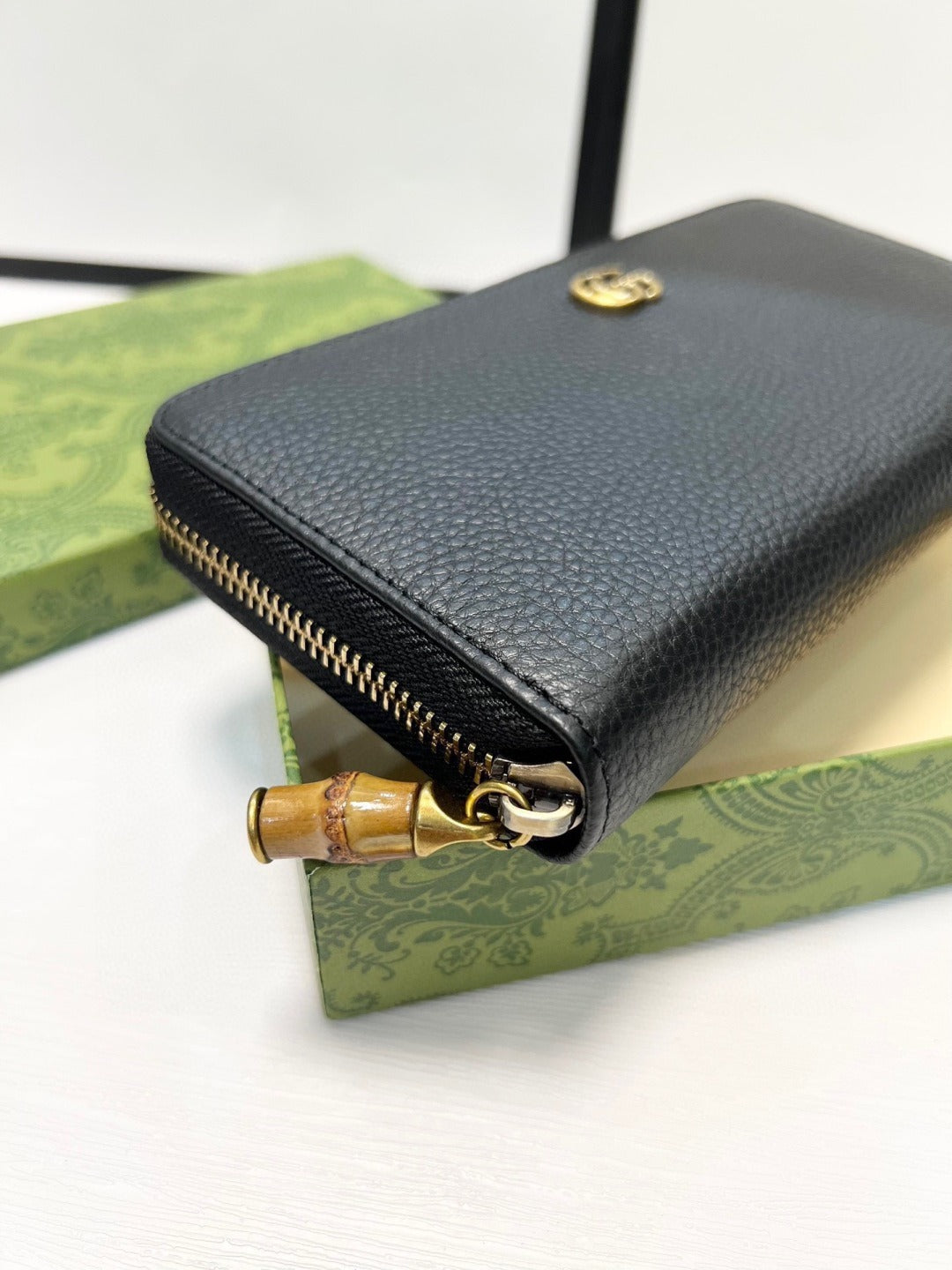 Chanel Black Zip Wallet
