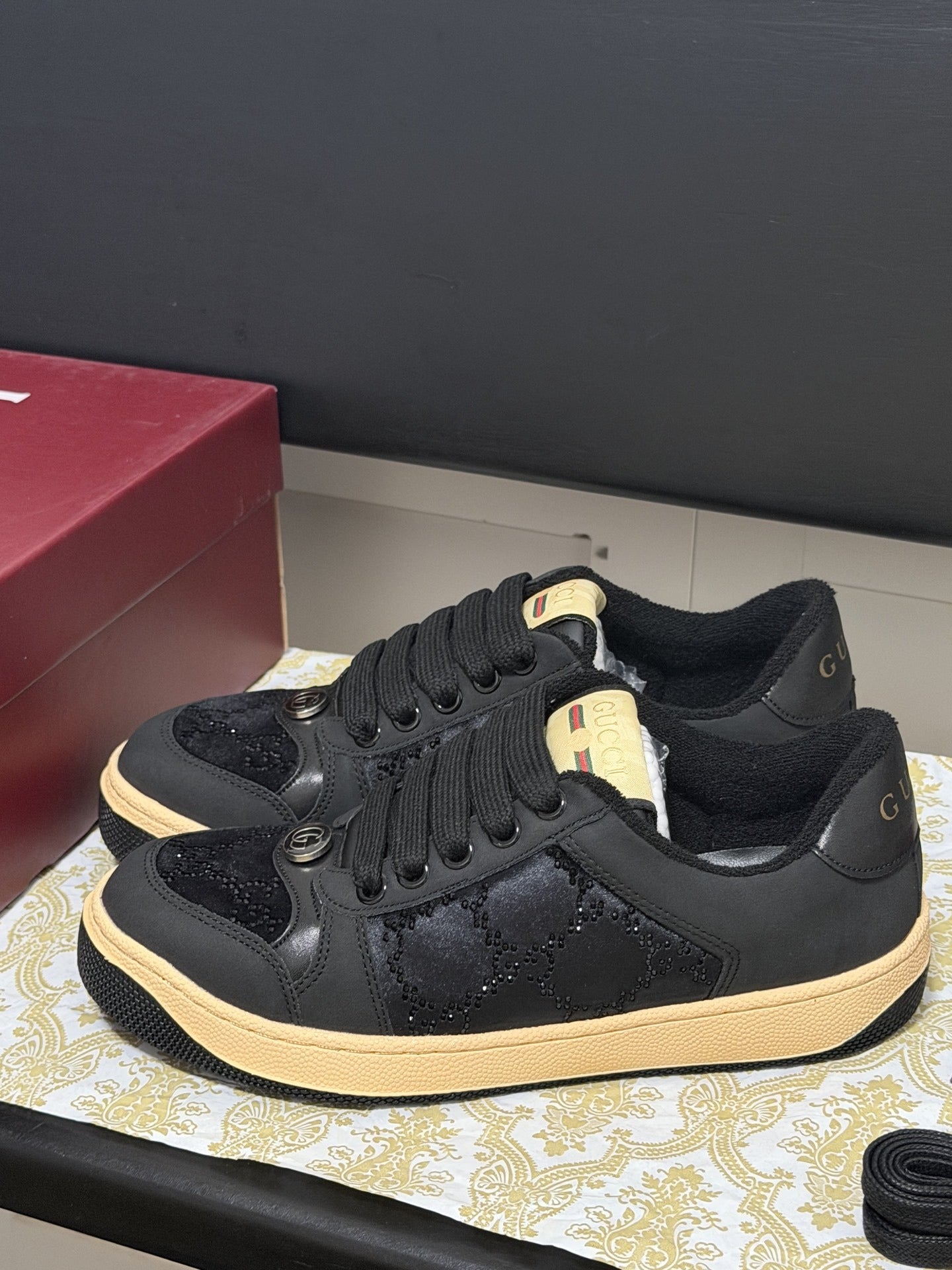 Gucci Crystal Sneakers