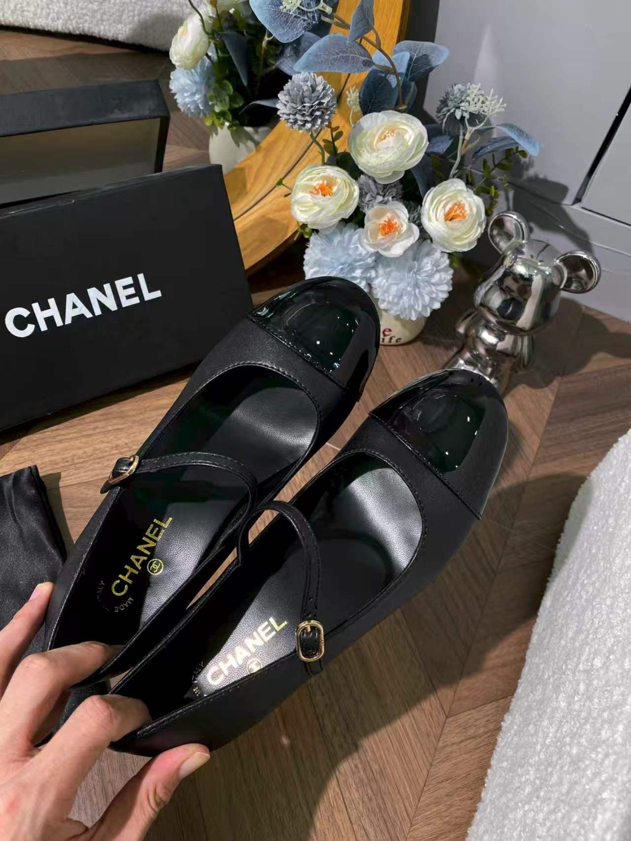 Chanel Pearl Shoes