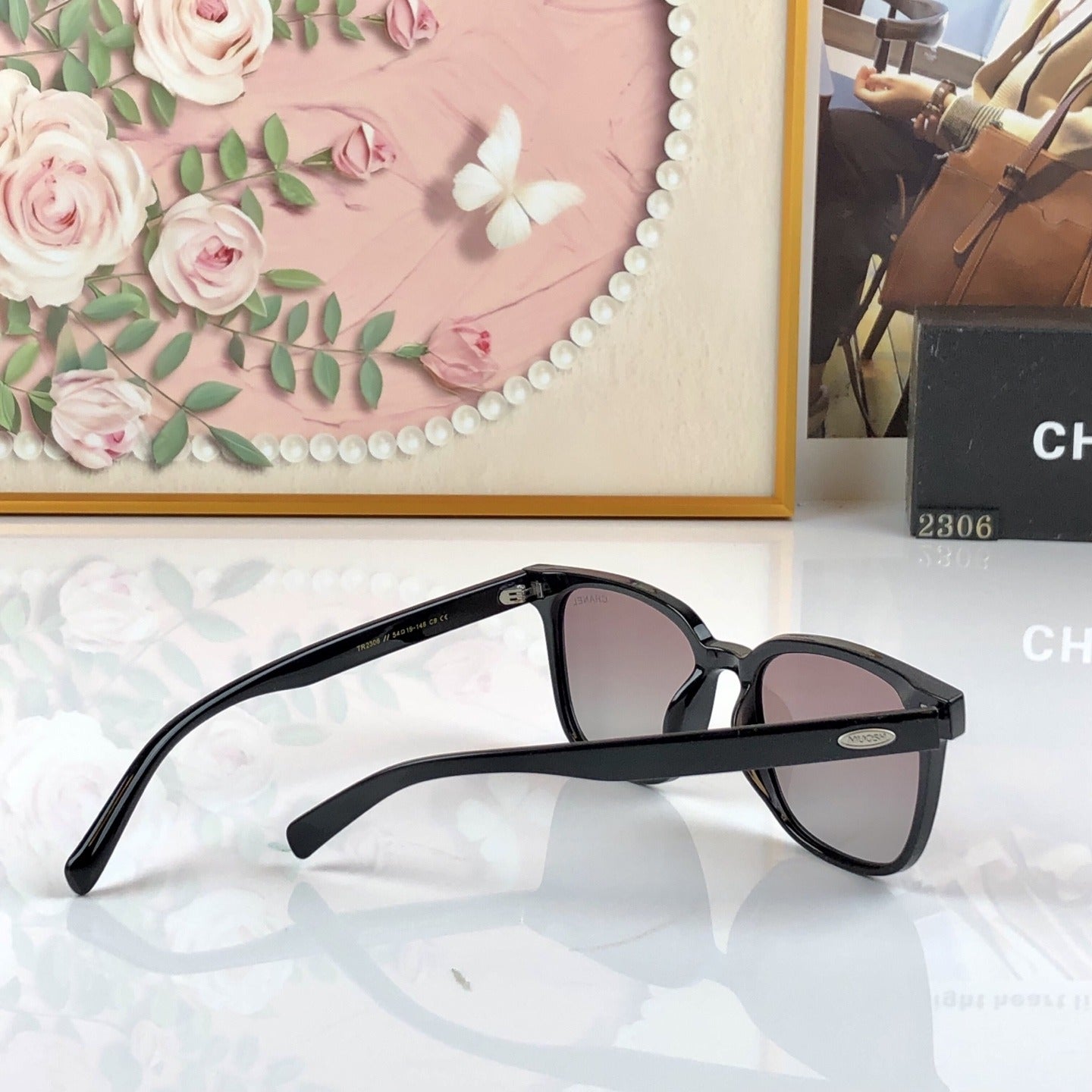 Chanel Vintage-Finish Sunglasses