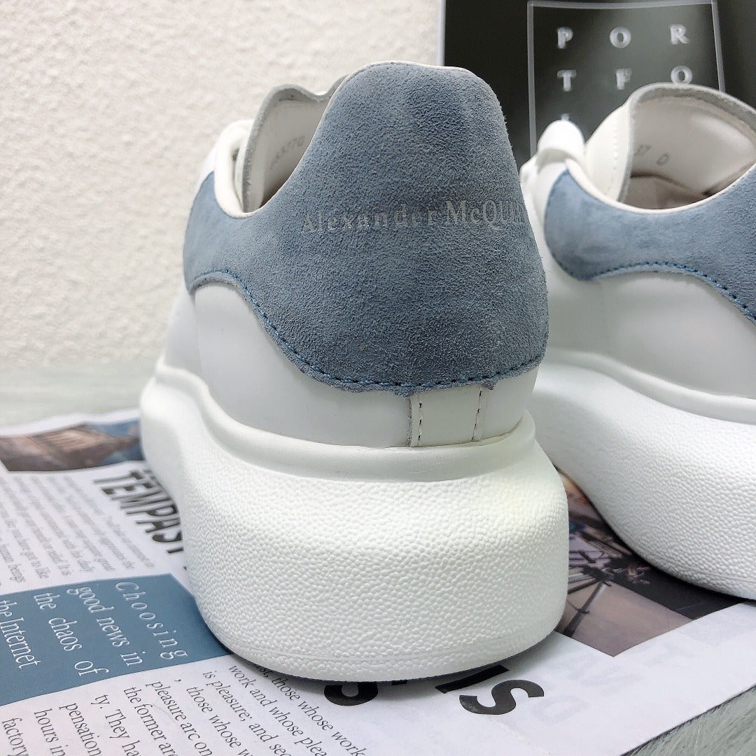 Alexander McQueen Lambskin Leather Logo Sneakers