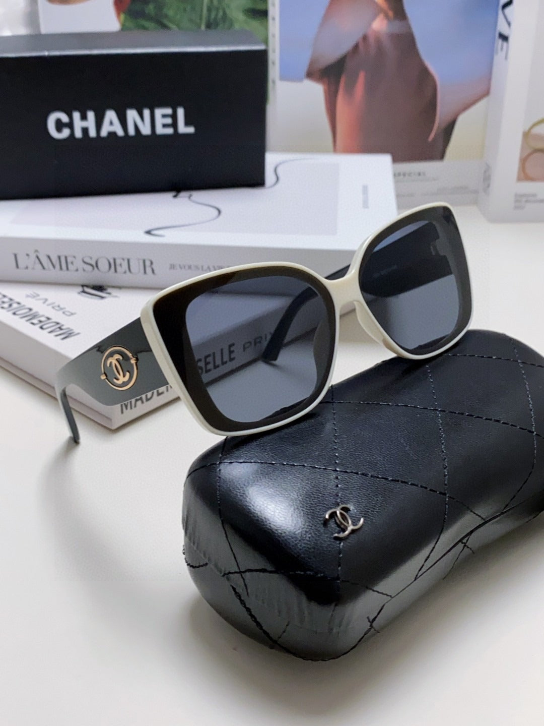 Chanel Logo Sunglasses