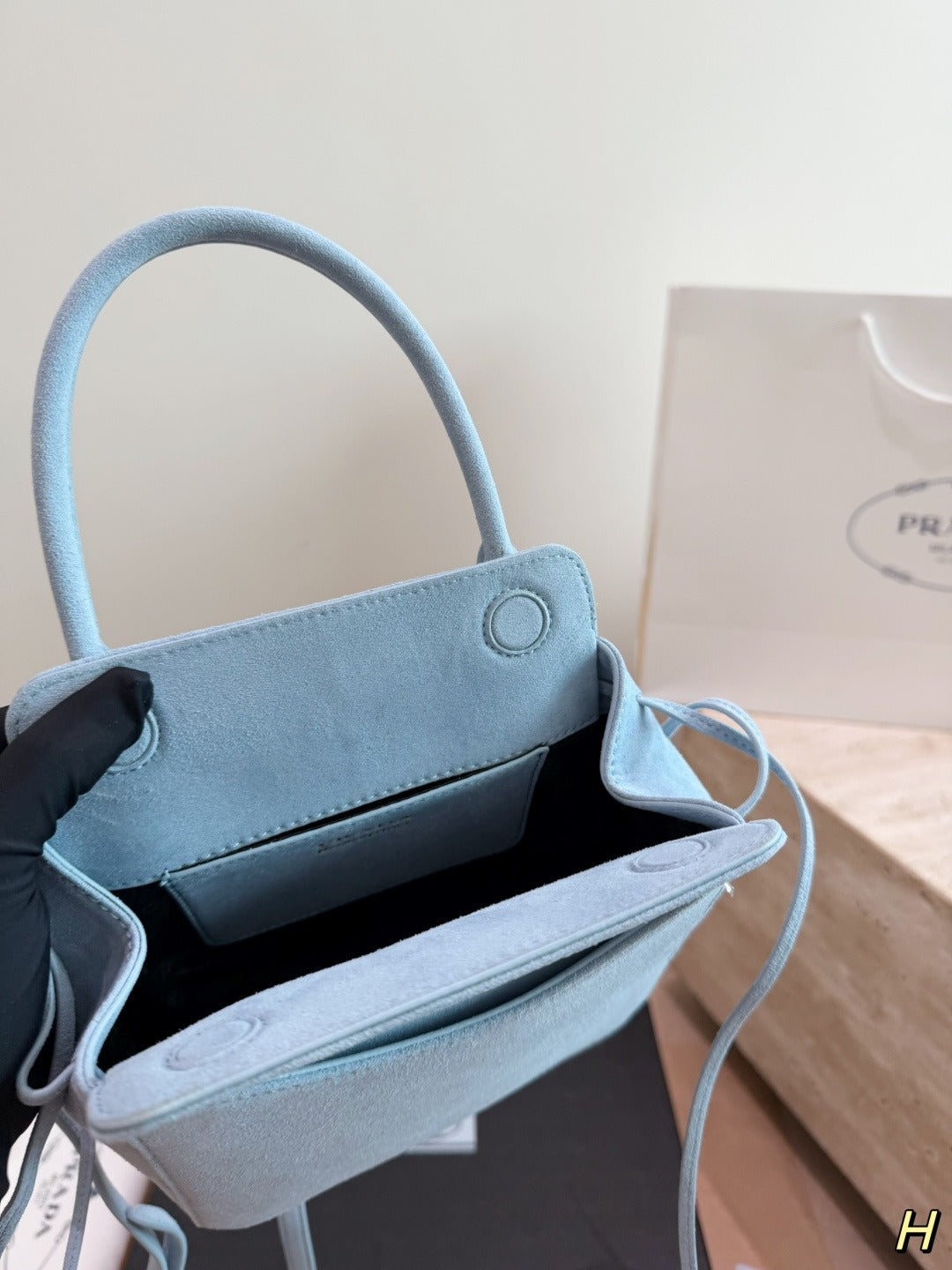 Prada Suede Handbag