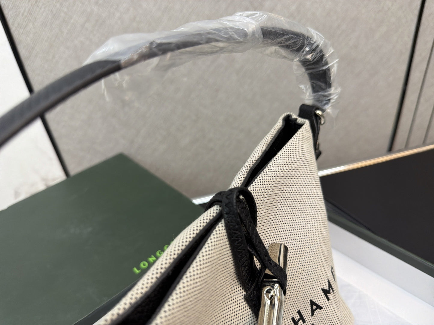 Longchamp Canvas Printed Handbag
