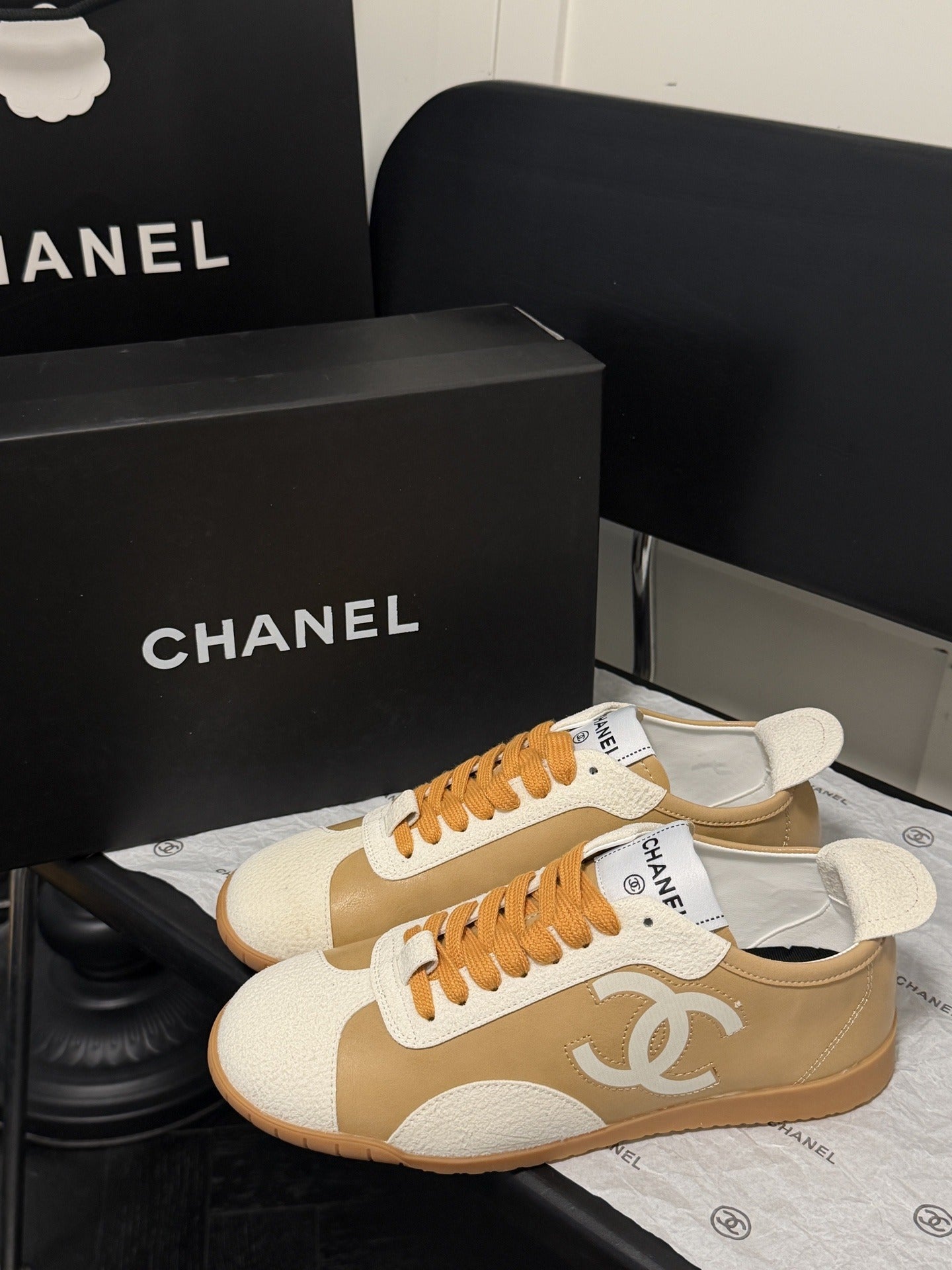 Chanel Leather Sneakers