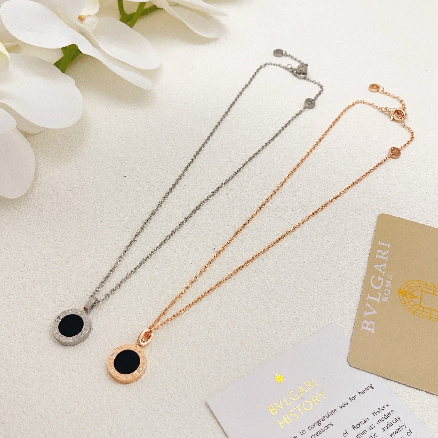 Bvlgari Brass Round Necklace