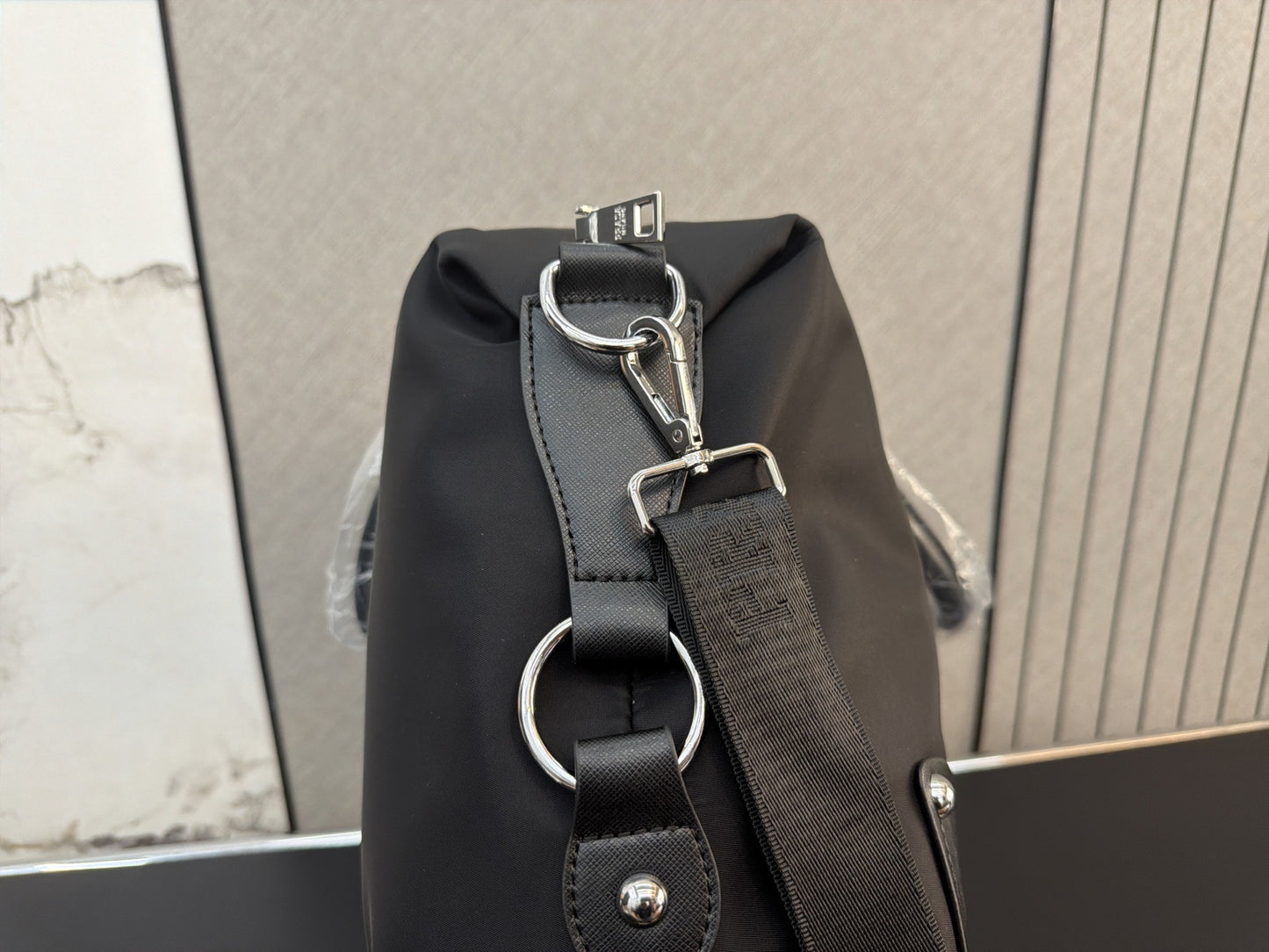 Prada Nylon & Canvas Handbag