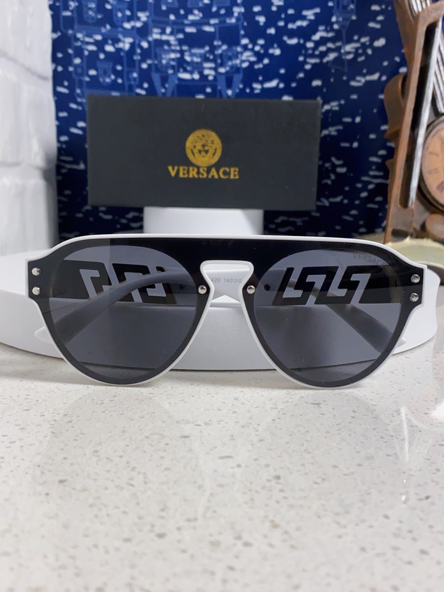 Versace Logo Sunglasses