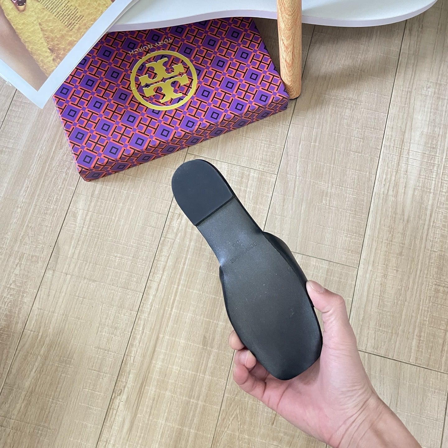 Tory Burch Patent Leather Slides