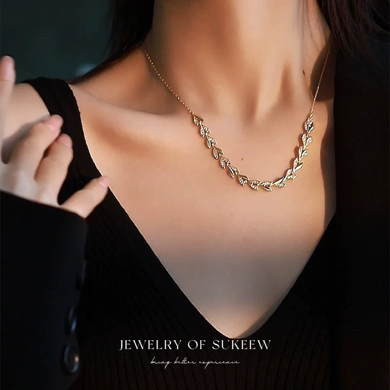 Tiffany & Co. Silver Brass Necklace
