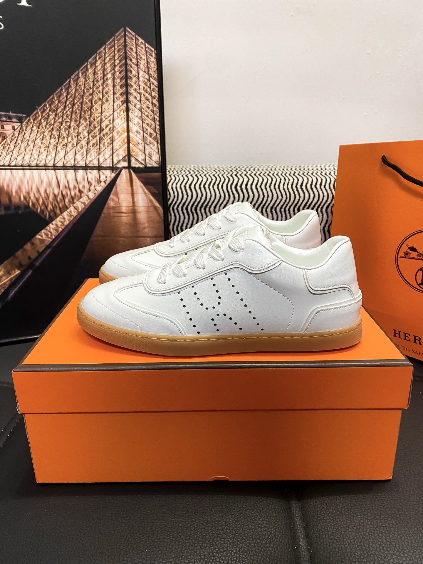 Hermes Black Shoes