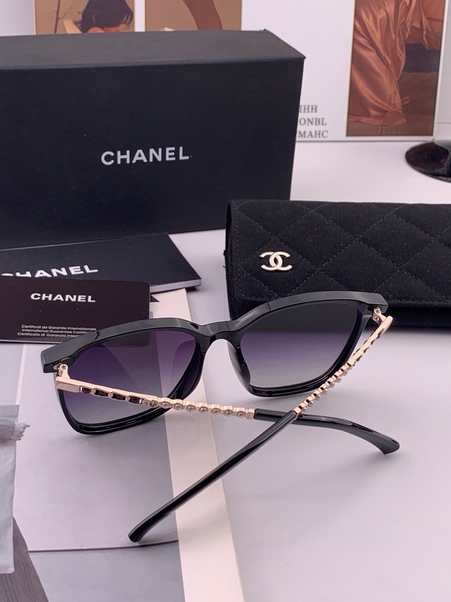 Chanel Pearl Sunglasses