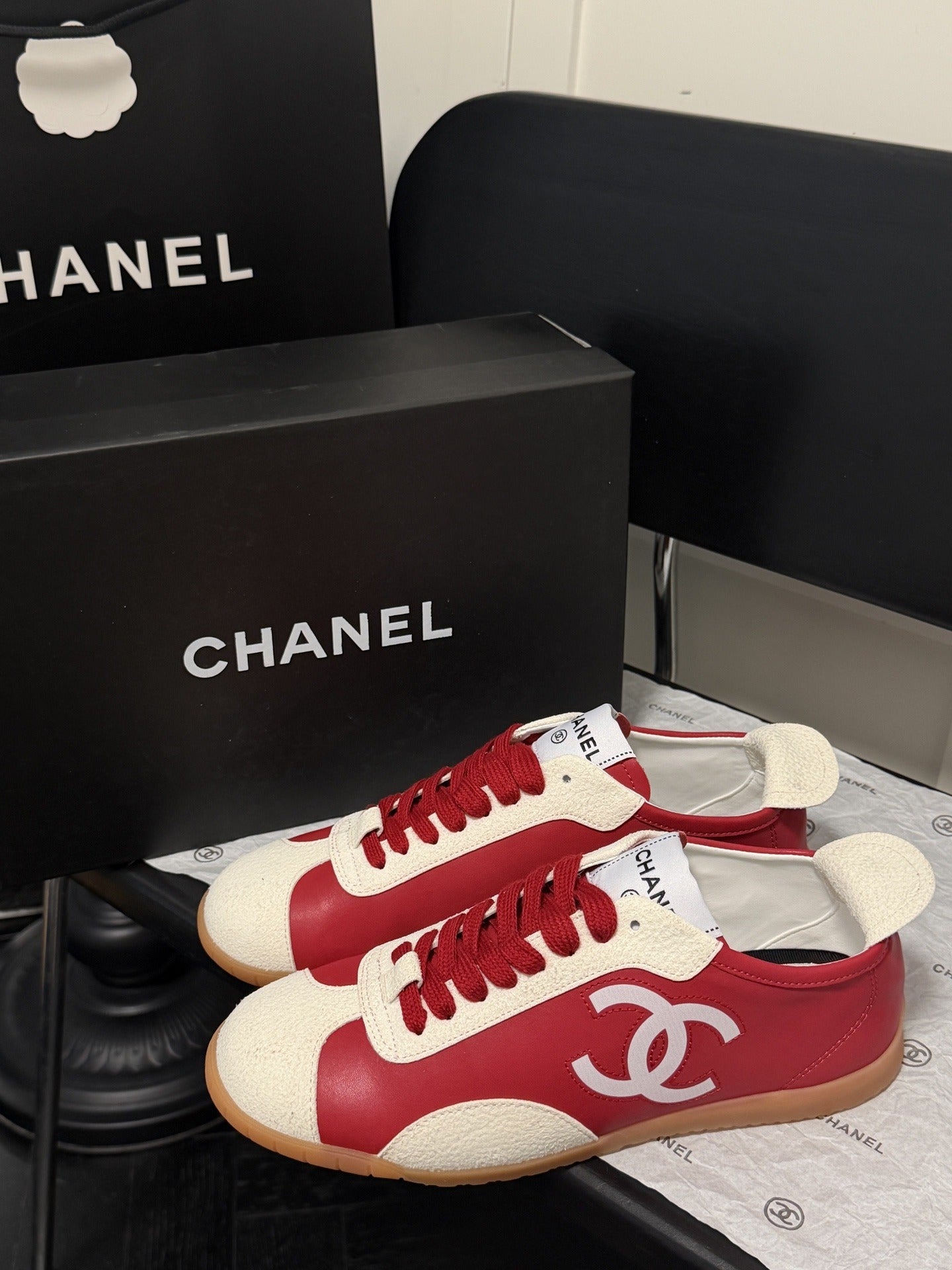 Chanel Leather Sneakers