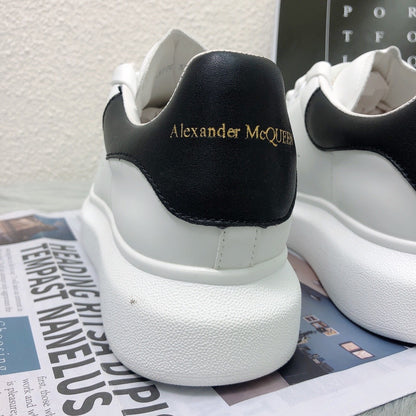Alexander McQueen Lambskin Leather Logo Sneakers