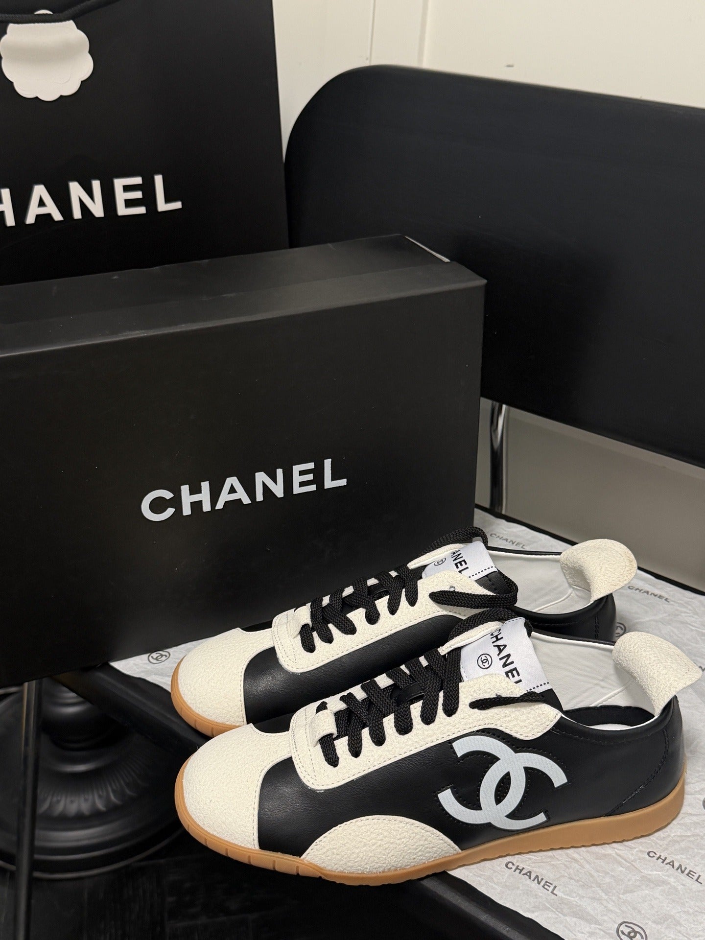 Chanel Leather Sneakers