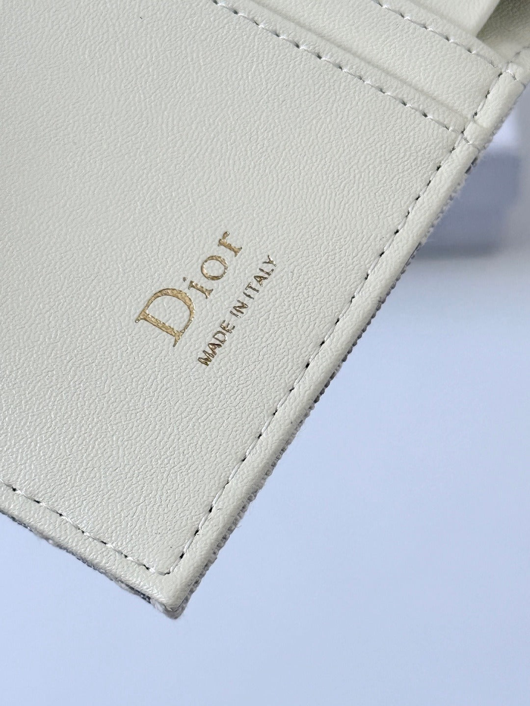 Dior Black Calfskin Leather Wallet