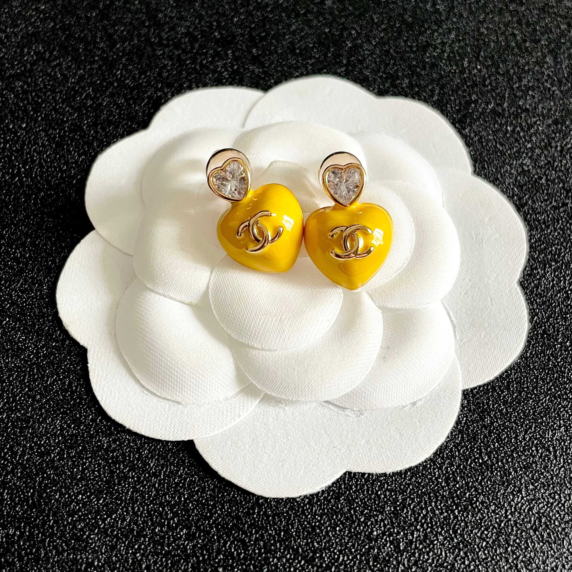 Chanel Logo Earrings