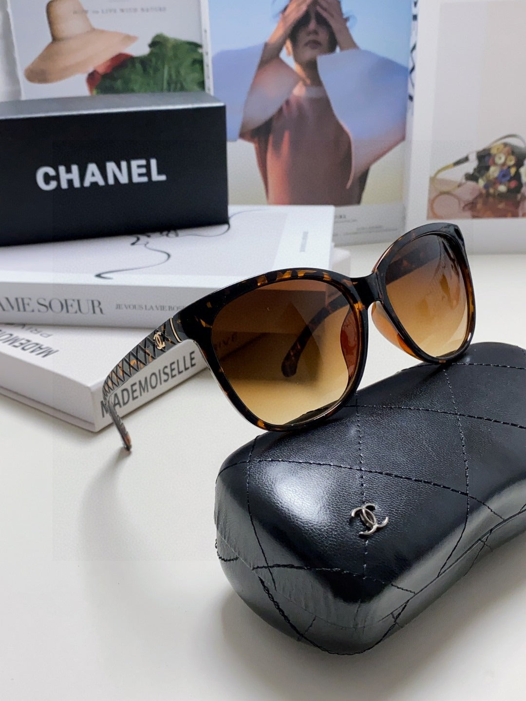 Chanel Logo Sunglasses