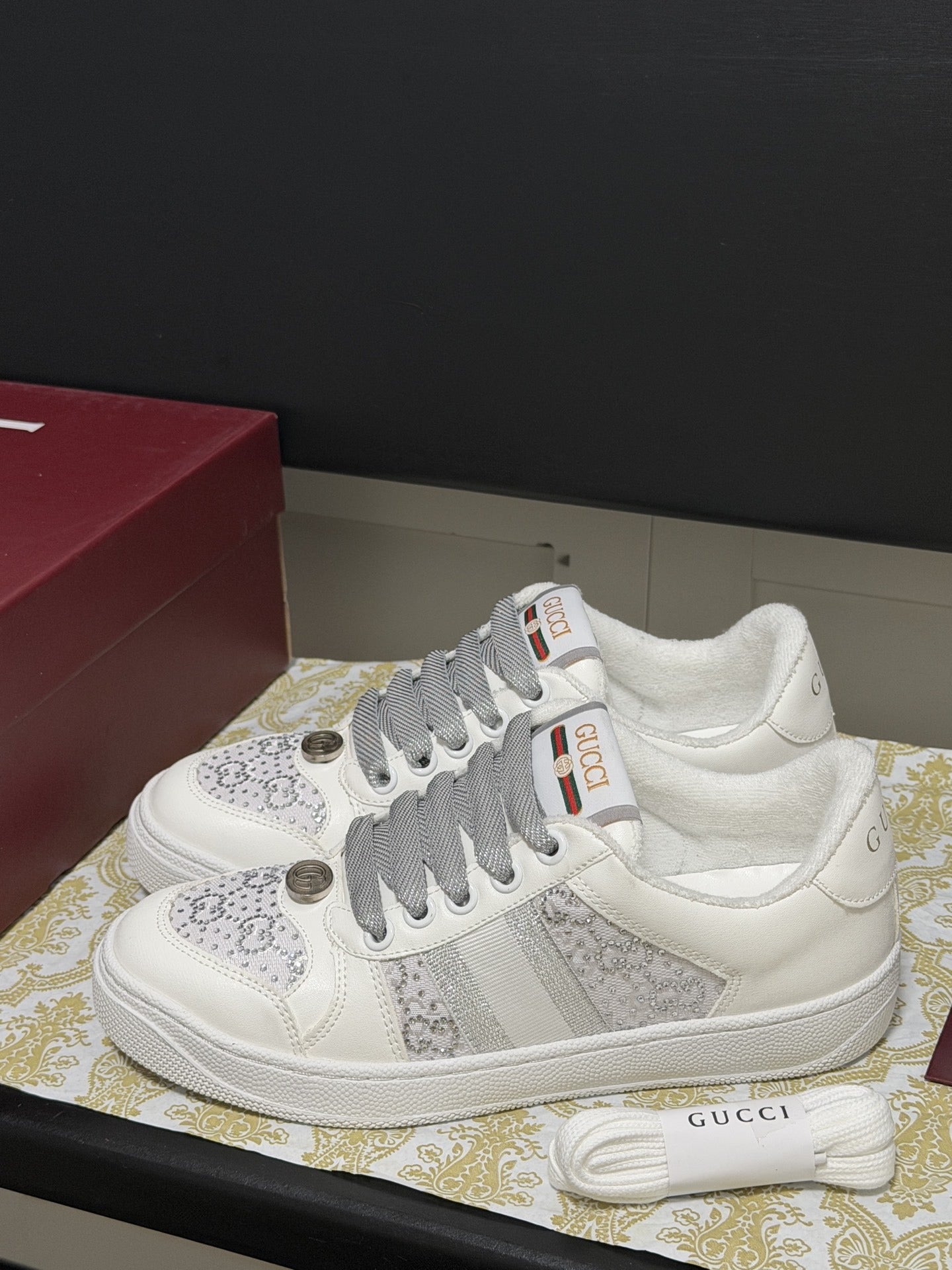 Gucci Crystal Sneakers