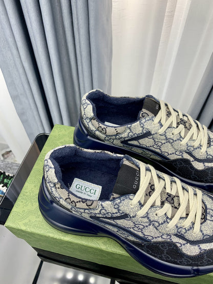 Gucci Lambskin Leather Sneakers