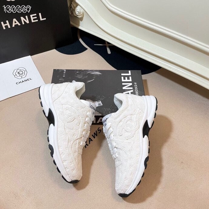 Chanel Leather Logo Shoes